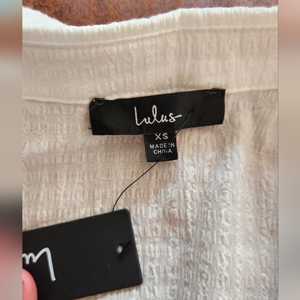 NWT! Lulus Adorable Impression White Midi Dress With Pockets - Picture 5 of 9